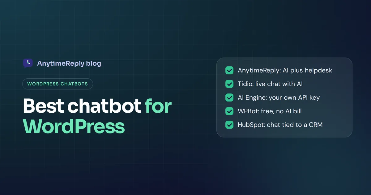 Best Chatbot for WordPress: 8 Plugins Compared (Free and Paid)