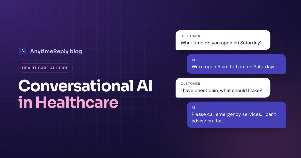 Conversational AI in Healthcare: Use Cases, Benefits and Risks