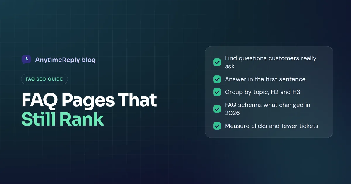 FAQ SEO: How to Write FAQ Pages That Rank in 2026