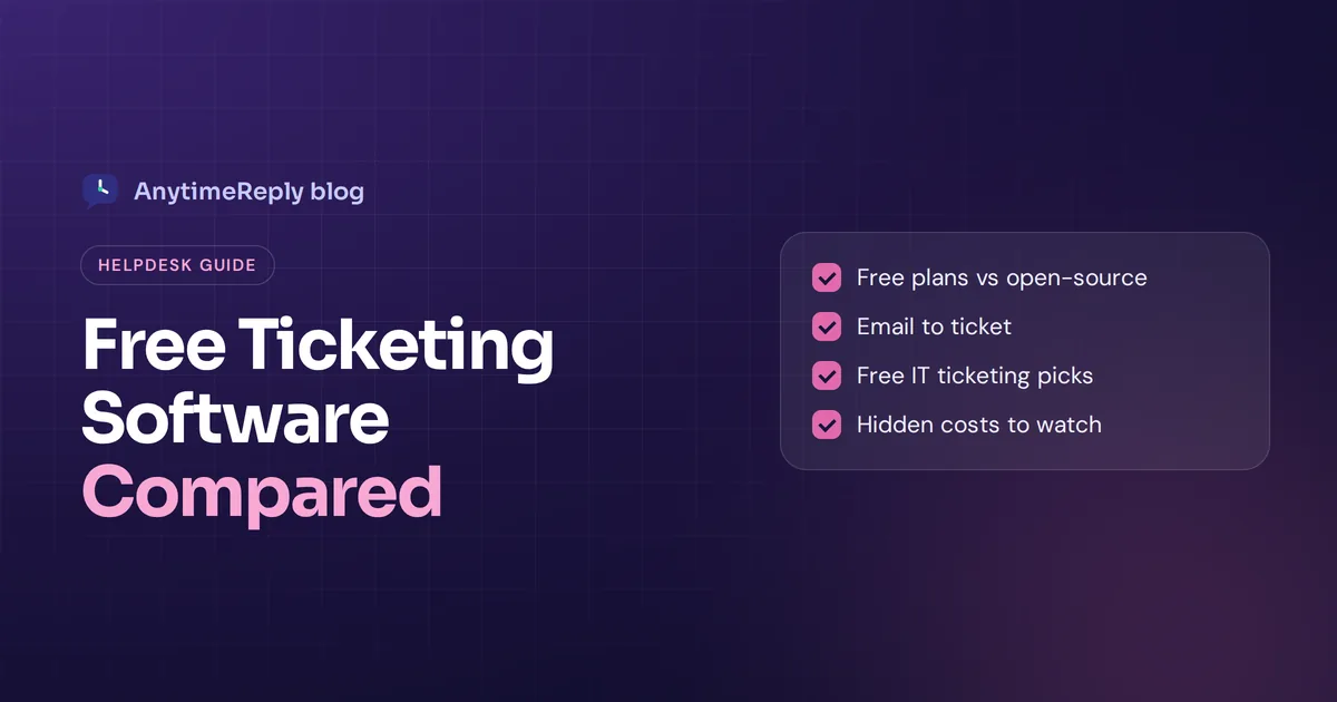 Free Ticketing Software: Best Free Ticketing System Picks for 2026