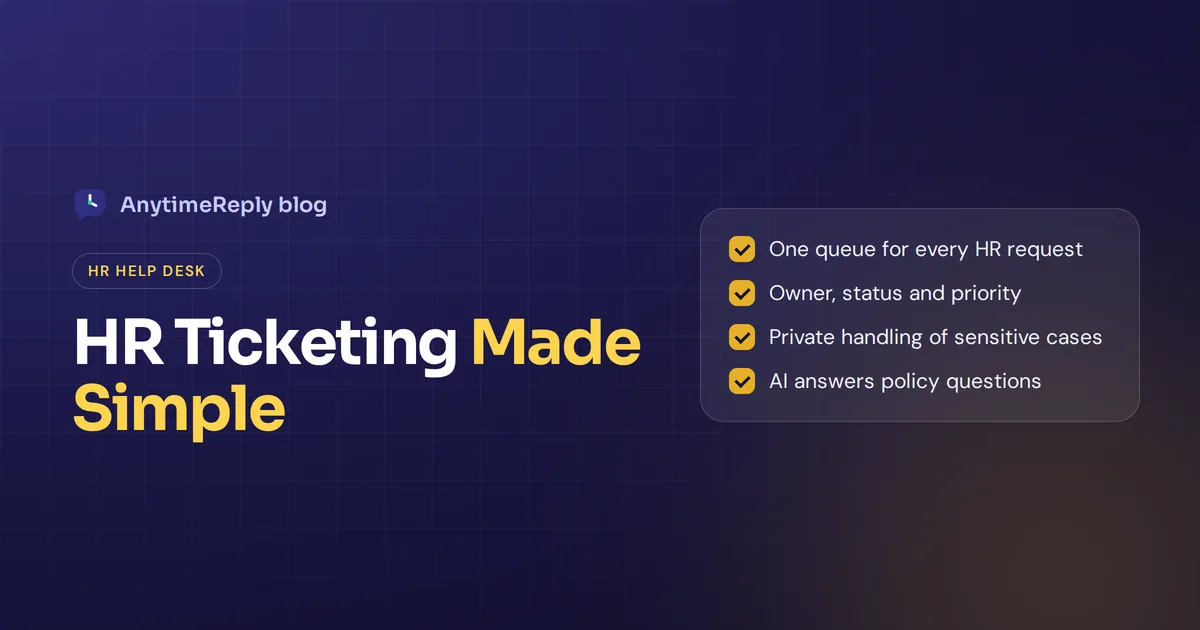 HR Ticketing System: Features, Best Tools and How to Set One Up
