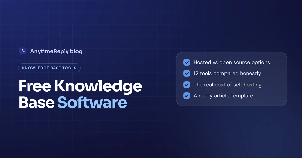Best Free Knowledge Base Software in 2026: 12 Tools Compared