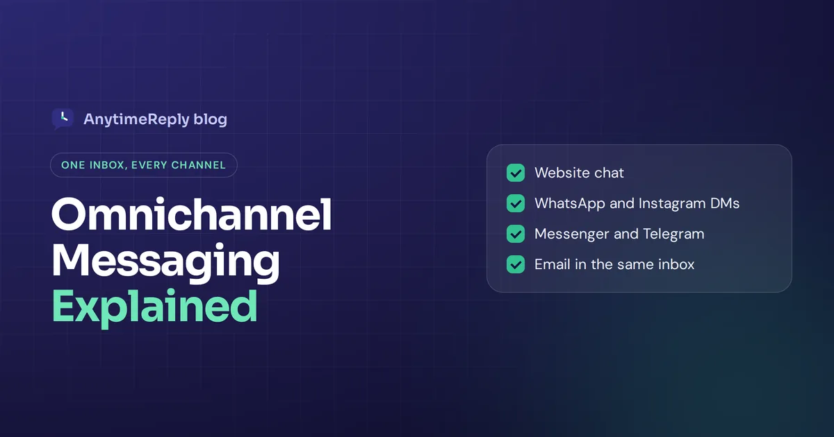 Omnichannel Messaging: What It Is and How to Set It Up