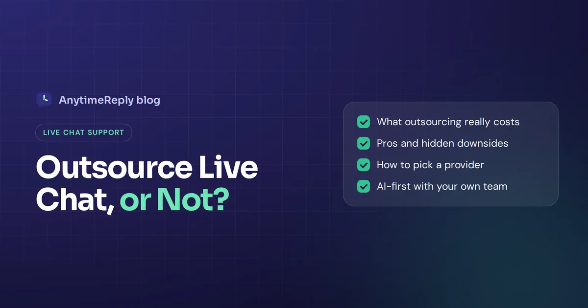 Outsource Live Chat Support Services: Costs, Pros and Smarter Options