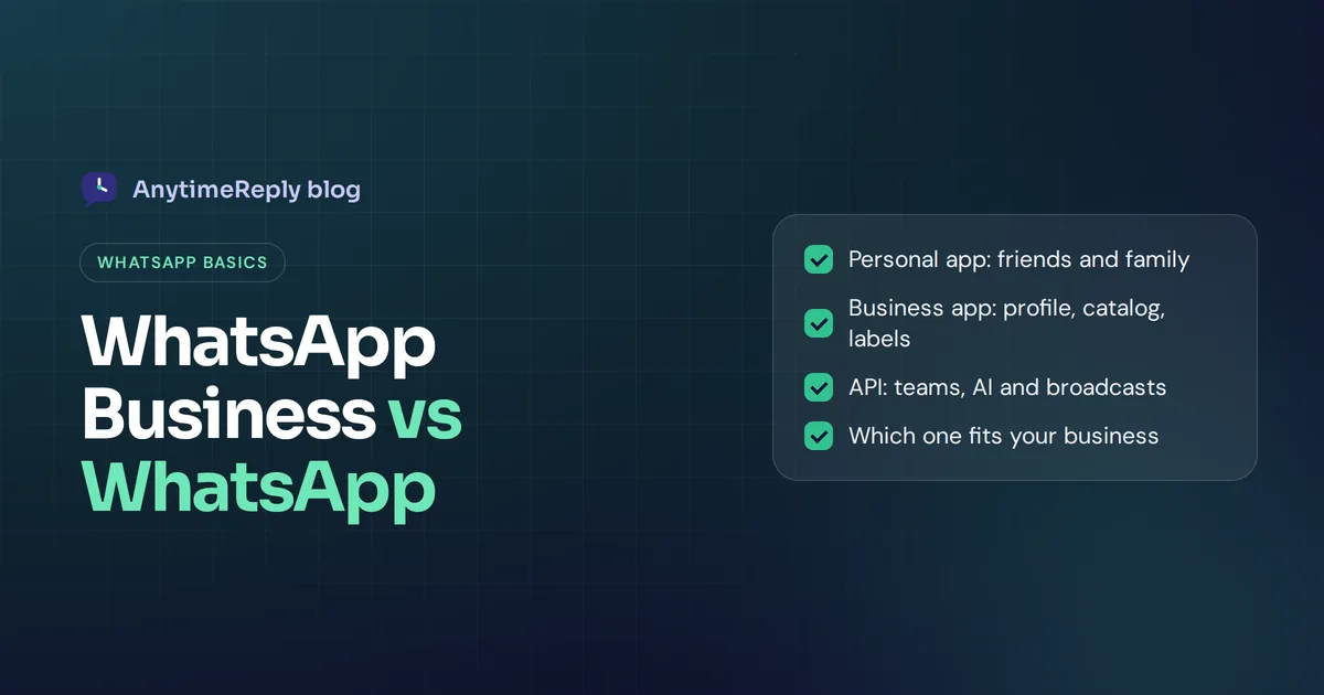 WhatsApp Business vs WhatsApp: Key Differences Explained